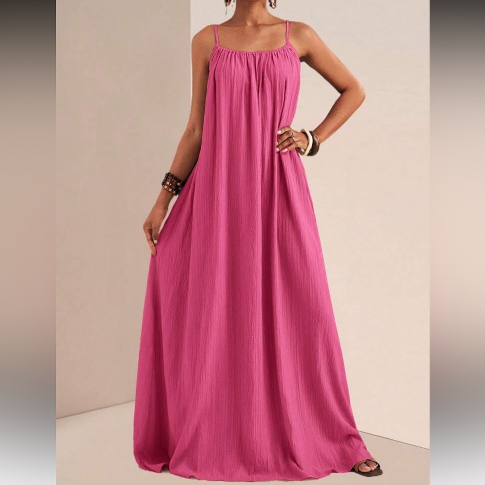Elegant White Maxi Dress - Picture 14 of 16